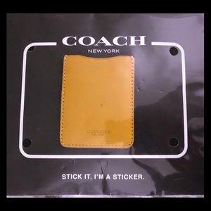 Coach phone pocket sticker